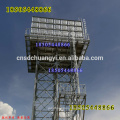 Galvanizing drinking water storage tank with 12m steel tank tower for Zimbabwe